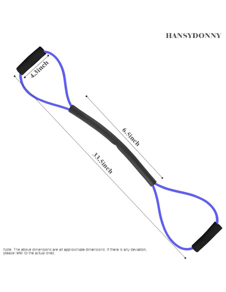 Cinta de Resistencia HANSYDONNY Azul 11.34kg para Boxeo