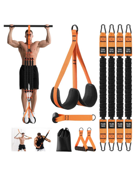 Bandas de Asistencia para Pull Up KOTTVR - Alta Resistencia Naranja