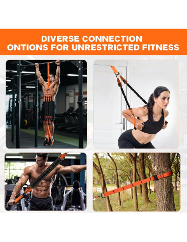 Bandas de Asistencia para Pull Up KOTTVR - Alta Resistencia Naranja