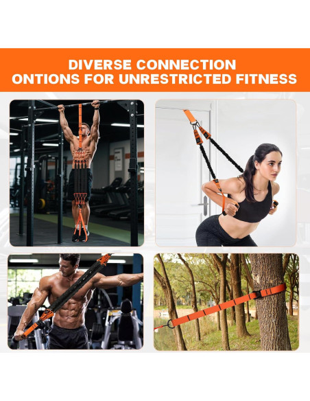 Bandas de Asistencia para Pull Up KOTTVR - Alta Resistencia Naranja