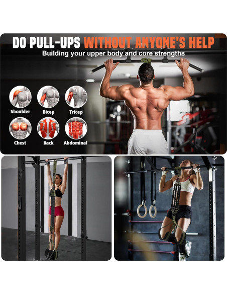 Bandas de Asistencia para Dominadas SERTT 4 Niveles 136 kg