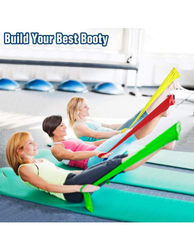 Paquete de 3 Bandas de Resistencia HAIBEI 150 cm Antideslizantes