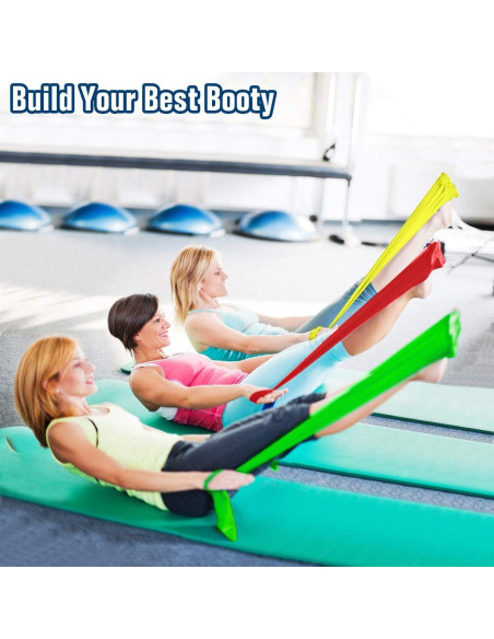 Paquete de 3 Bandas de Resistencia HAIBEI 150 cm Antideslizantes