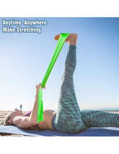 Paquete de 3 Bandas de Resistencia HAIBEI 150 cm Antideslizantes