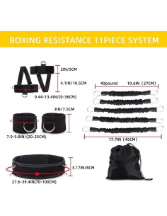 Bandas de Resistencia Ycendelion 200LBS para Boxeo y Fuerza 2