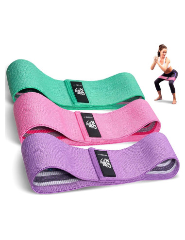 Juego de Bandas de Resistencia CFX - 3 Niveles Antideslizantes