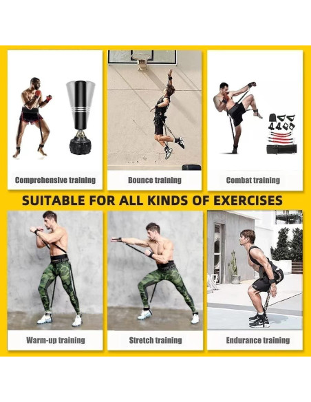 Bandas de Resistencia Ycendelion 200LBS para Boxeo y Fuerza