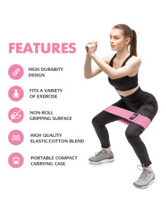 Juego de Bandas de Resistencia CFX - 3 Niveles Antideslizantes 2