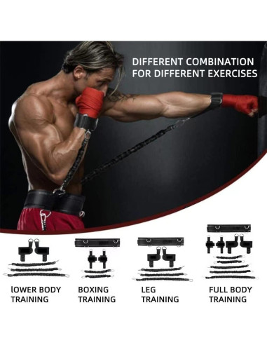 Bandas de Resistencia Ycendelion 200LBS para Boxeo y Fuerza