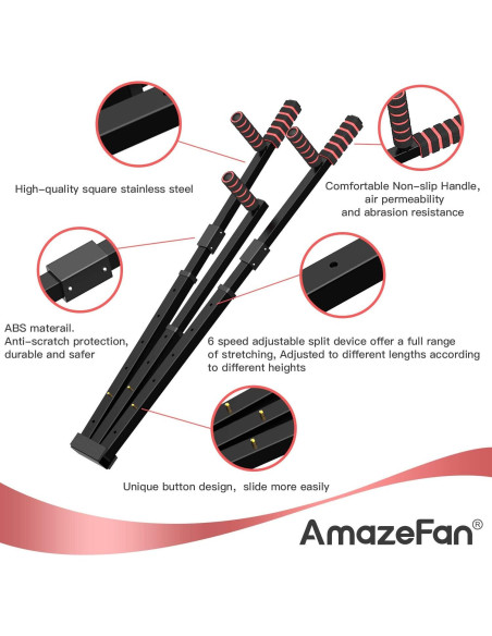 Estirador de Piernas AmazeFan Ajustable para Ballet y Yoga