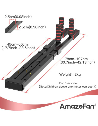Estirador de Piernas AmazeFan Ajustable para Ballet y Yoga