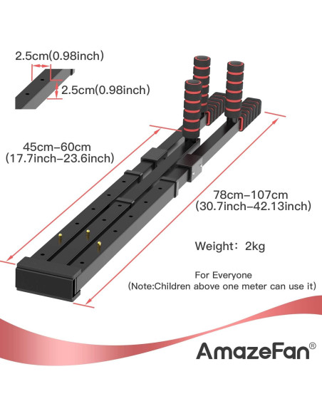 Estirador de Piernas AmazeFan Ajustable para Ballet y Yoga