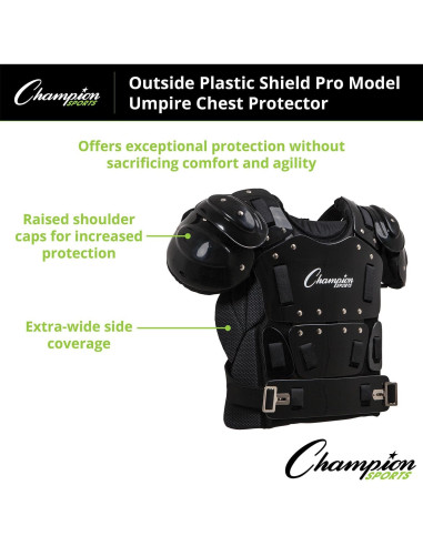 Protector de Pecho Pro Champion Sports 43 cm Adulto
