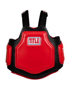 Protector Corporal de Boxeo Title Boxing 2.0 Negro/Rojo 15x15x19cm 2