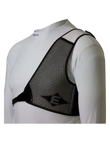 Guardia de Pecho Easton Diamond RH Mediano Blanco/Negro