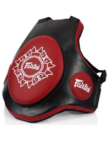 Chaleco Protector Fairtex TV2 para Muay Thai y MMA - Negro/Rojo
