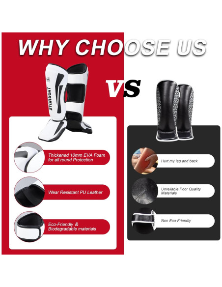 Protectores de Espinillas Valchiria XL Kickboxing Muay Thai