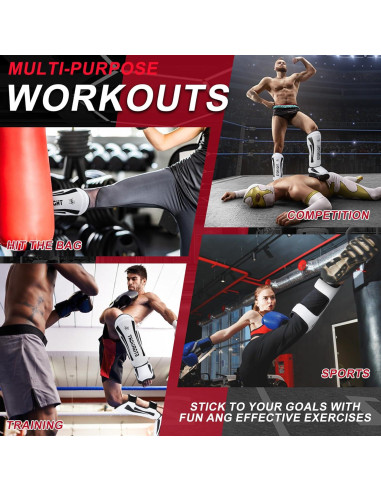 Protectores de Espinillas Valchiria XL Kickboxing Muay Thai