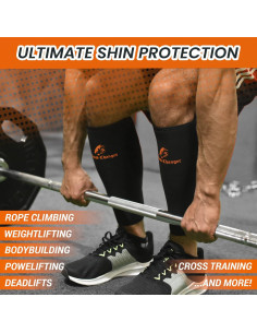 Protectores de Espinillas Trend Changer 5mm Neopreno Ajustables 2