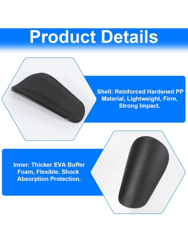 Espinilleras Mini InnoHHustle para Fútbol Adultos 2 Pares