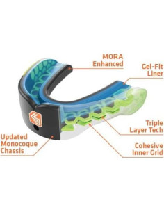 Protector Bucal Deportivo Gel Max Power Juvenil Lima 2