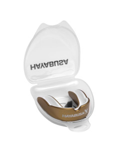 Protector Bucal Hayabusa Adulto Oro/Blanco para Deportes de Combate