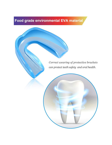 Protector Bucal Deportivo Hsei 10 Piezas para Niños y Adultos