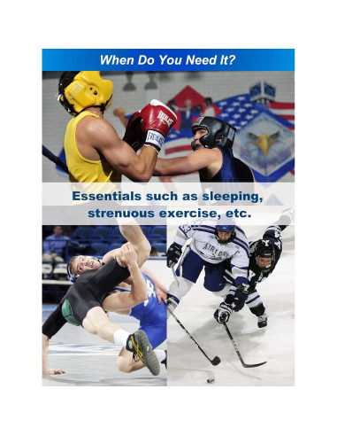 Protector Bucal Deportivo Hsei 10 Piezas para Niños y Adultos