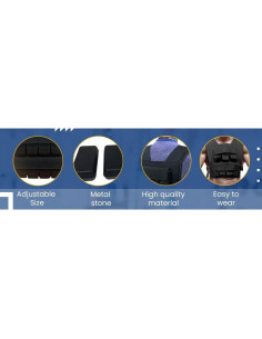 Chaleco de Pesas Ajustable GYMENIST 6.12 kg Negro 2