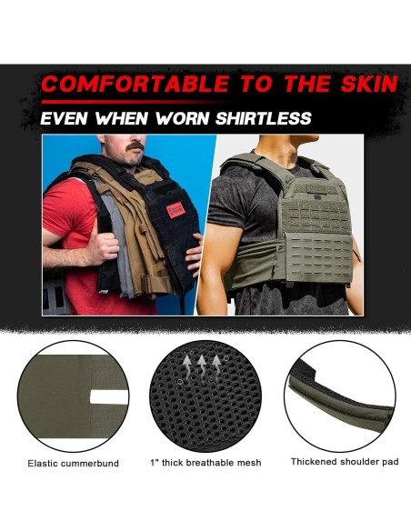 Chaleco Táctico con Peso Ajustable PETAC GEAR - Fitness 9.07 kg