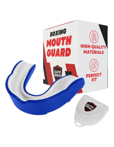Protector Bucal Safe Grin para Boxeo y MMA - Azul