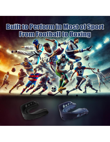 Protector Bucal Deportivo KLASHE para Niños 4-8 Años - Paquete de 2