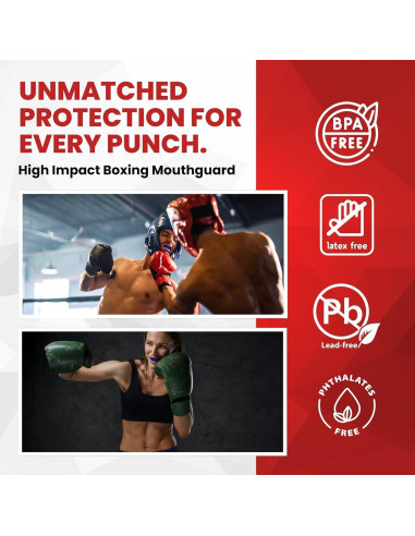 Protector Bucal Safe Grin para Boxeo y MMA - Azul