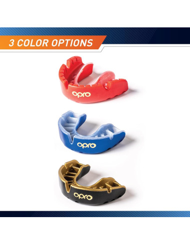 Protector Bucal Deportivo OPRO Marcy Adulto Negro - Ajuste Personalizado