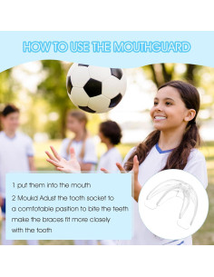 Protector Bucal Deportivo COMNICO para Brackets Transparente 2