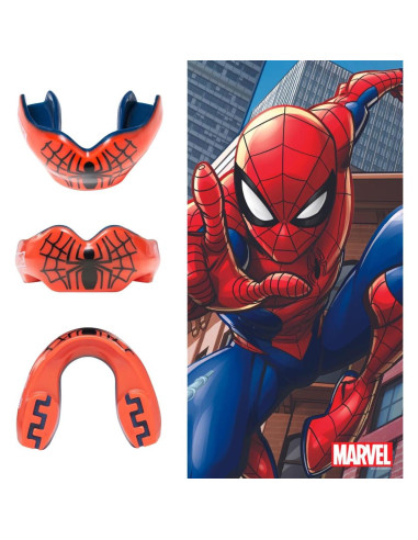 Protector Bucal Deportivo Safejawz Spider-Man para Frenos - Ajustable