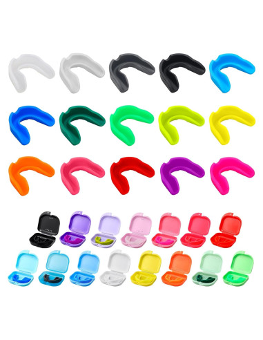 Vesici 15 Protectores Bucales Juveniles Multicolor con Cajas