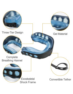 2 Pack Protector Bucal de Fútbol Grednfhat para Deportes 2