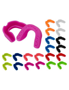 20 Protectores Bucales Deportivos ApexCraft - Silicona Grado Alimenticio