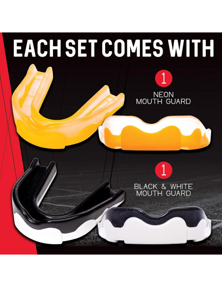 Protectores Bucales Personalizables Franklin Sports - 2 Unidades para Jóvenes