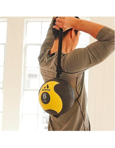 Pelota Medicinal Aeromat Elite Power Rope 2.72 kg - Goma Natural 2