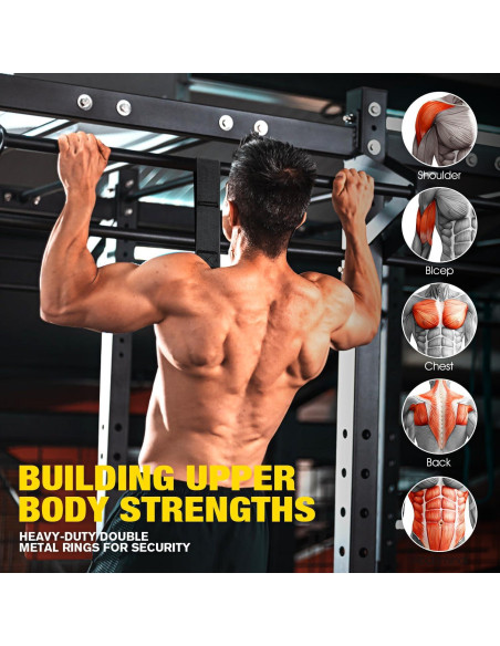 Bandas de Asistencia para Dominadas Ayombo - 4 Niveles de Resistencia