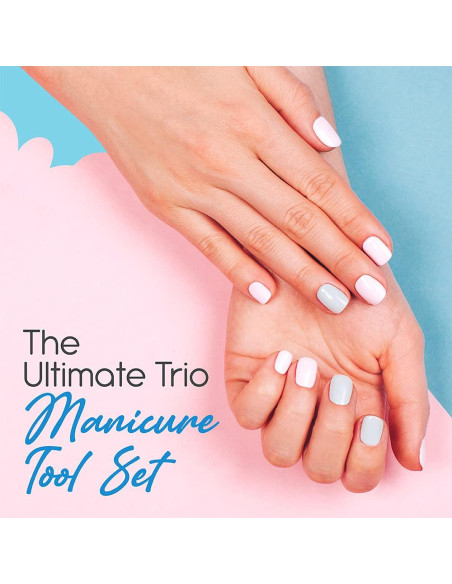 Kit de Manicura Pro Flowery con Cortacutículas y Cortauñas