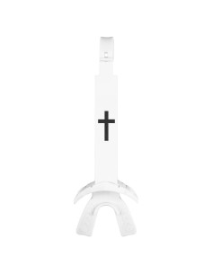 Protector Bucal SLEEFS Blanco para Fútbol - Silicona Premium