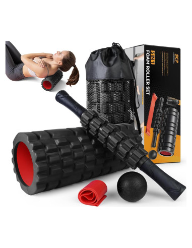 Set de Rodillos de Espuma 5 en 1 SUBCULTUREPICK para Masaje