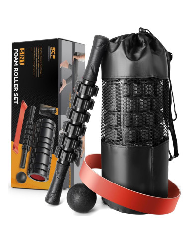 Set de Rodillos de Espuma 5 en 1 SUBCULTUREPICK para Masaje