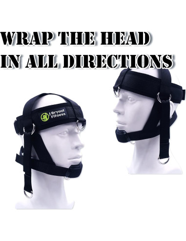 Arnés de Cuello con Pesas J Bryant Ajustable para Ejercicio