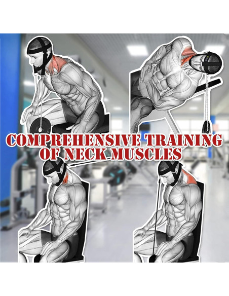 Arnés de Cuello con Pesas J Bryant Ajustable para Ejercicio