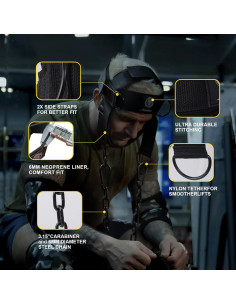 Arnés para Cuello Jupiter - Ejercitador de Fuerza 76.2 cm 2