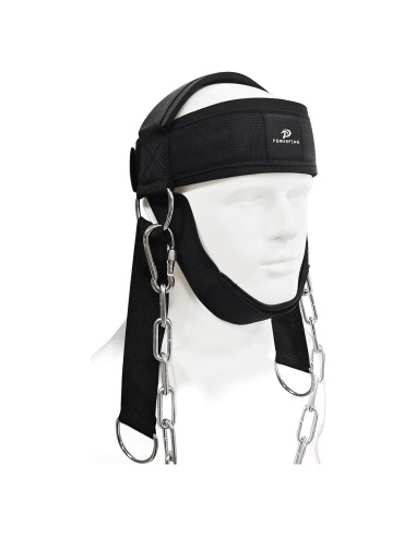 Arnés de Levantamiento de Pesas Powerfeng para Cuello - Ajustable